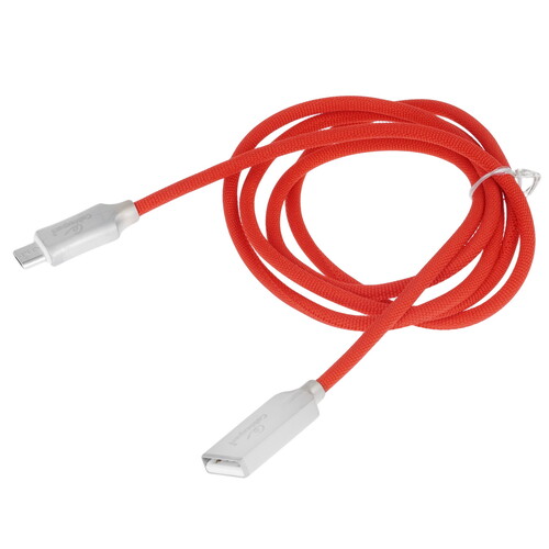 Купить Кабель круглый Cablexpert micro USB - USB 2.0 Type-A красный 1 м  5485509. Характеристики, отзывы и цены в Донецке