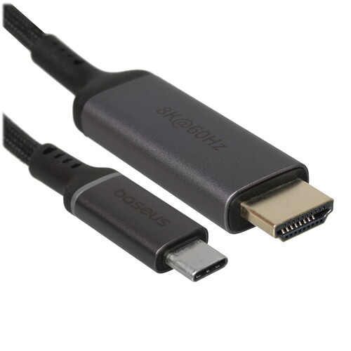 Купить Кабель однонаправленный Baseus USB Type-C - HDMI, 1.5 м  5492326. Характеристики, отзывы и цены в Донецке