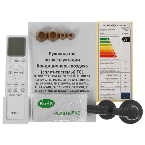 Купить Кондиционер настенный сплит-система TCL ELI 24 INV/R1 белый  5499264. Характеристики, отзывы и цены в Донецке