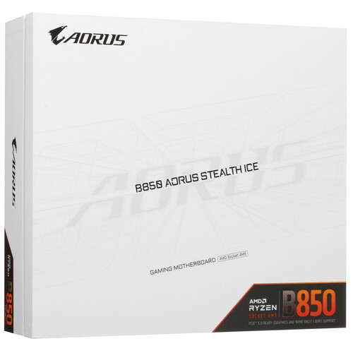Купить Материнская плата GIGABYTE B850 AORUS STEALTH ICE  5630828. Характеристики, отзывы и цены в Донецке
