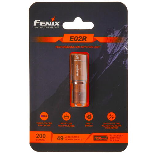 Купить Фонарь Fenix E02R  5350628. Характеристики, отзывы и цены в Донецке