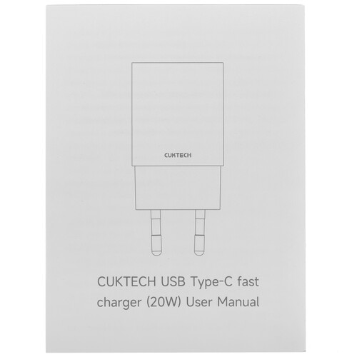 Купить Сетевое зарядное устройство CUKTECH fast charger (20W) белый  5470326. Характеристики, отзывы и цены в Донецке