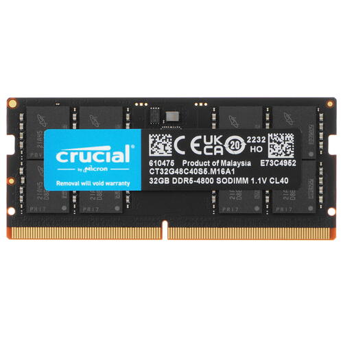 Купить Оперативная память SODIMM Crucial  5096600. Характеристики, отзывы и цены в Донецке