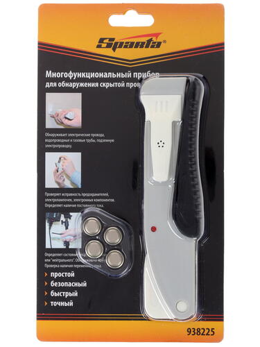 Детектор металла (проводки) Sparta 938225 Купить Детектор металла (проводки) Sparta 938225  1160360. Характеристики, отзывы и цены в Донецке