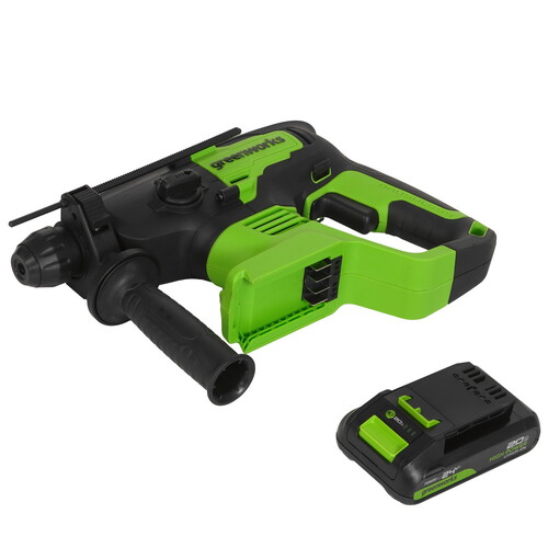 Купить Перфоратор GreenWorks GD24SDS2 24V  9305449. Характеристики, отзывы и цены в Донецке