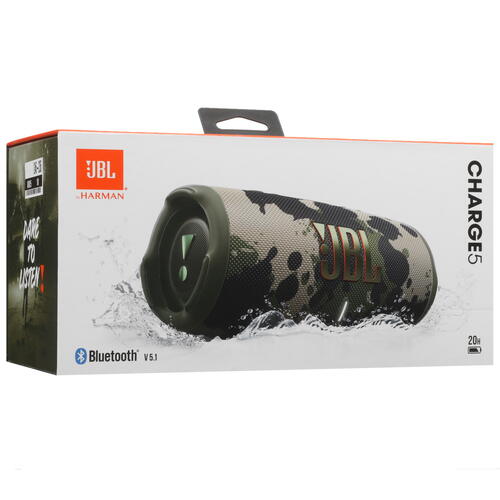 Купить Портативная колонка JBL Charge 5, камуфляжный  5054586. Характеристики, отзывы и цены в Донецке