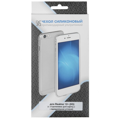 Купить Накладка  DF для realme 12 4G/ 12+ 4G/ 12+ 5G прозрачный  5467229. Характеристики, отзывы и цены в Донецке