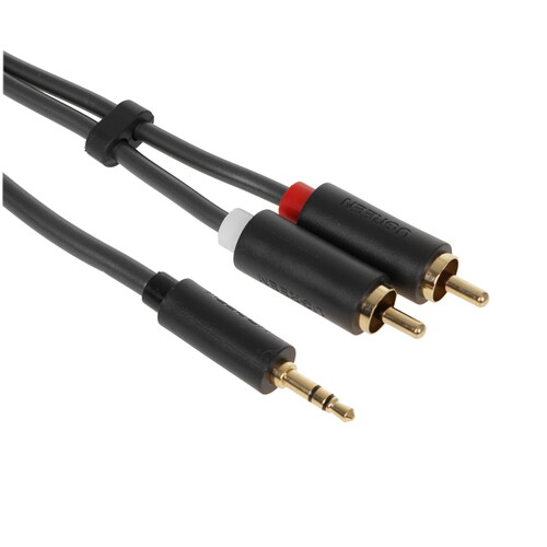 Купить Кабель соединительный   Ugreen 3.5 mm jack - RCA x2 черный  9147614. Характеристики, отзывы и цены в Донецке