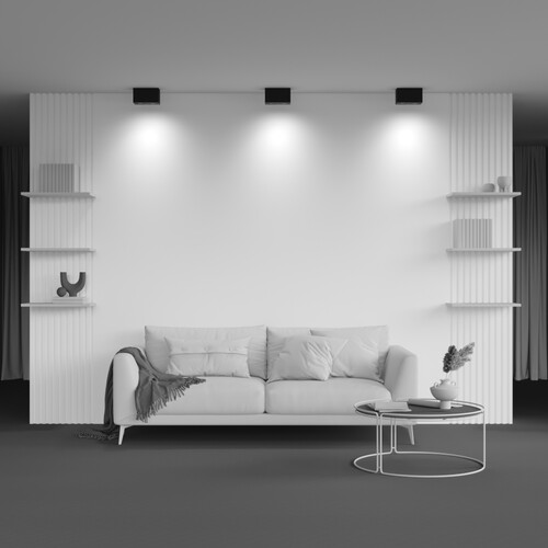 Купить Светильник потолочный Technical C017CL-02B черный/черный  9143262. Характеристики, отзывы и цены в Донецке
