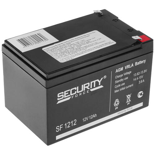 Купить Аккумуляторная батарея для ИБП SECURITY FORCE SF 1212  4896282. Характеристики, отзывы и цены в Донецке