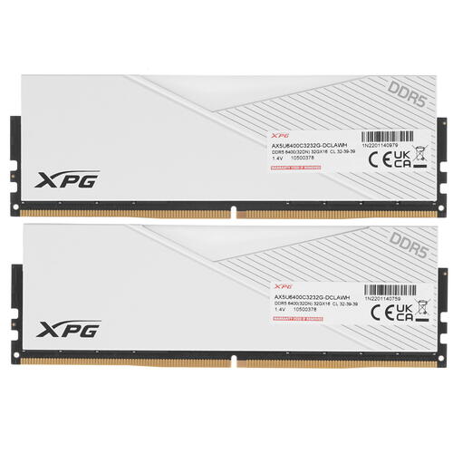 Купить Оперативная память ADATA XPG Lancer [AX5U6400C3232G-DCLAWH] 64 ГБ  5433712. Характеристики, отзывы и цены в Донецке