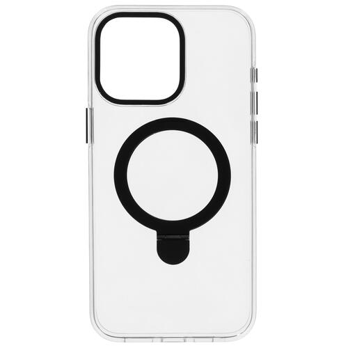 Купить Накладка  VLP Ring Case для Apple iPhone 15 Pro Max черный/прозрачный  5426116. Характеристики, отзывы и цены в Донецке