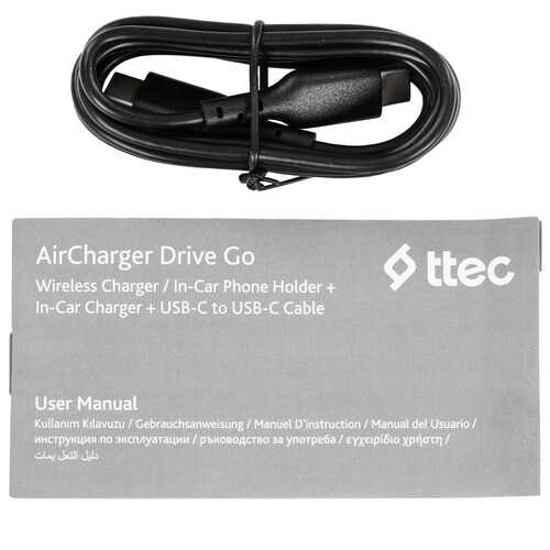 Купить Держатель автомобильный TTEC AirCharger Drive Go черный  9202665. Характеристики, отзывы и цены в Донецке