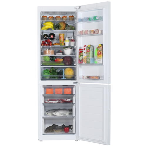 Купить Холодильник с морозильником   Haier C2F636CWRG белый  1116733. Характеристики, отзывы и цены в Донецке