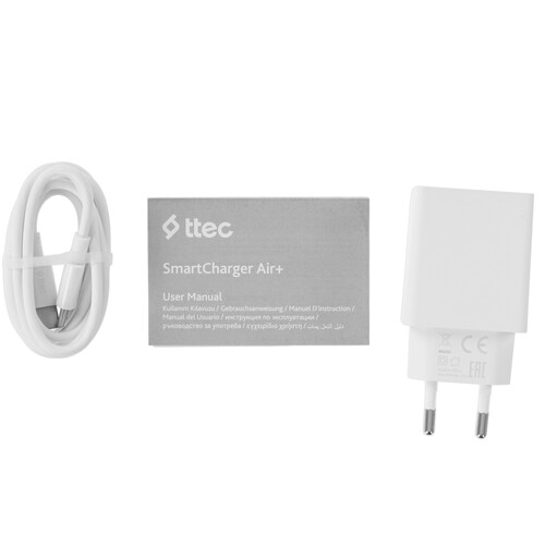 Купить Беспроводное зарядное устройство TTEC SmartCharger Air+ белый  9202679. Характеристики, отзывы и цены в Донецке