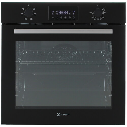 Купить Электрический духовой шкаф Indesit IFE 3644 J BL черный  9987778. Характеристики, отзывы и цены в Донецке