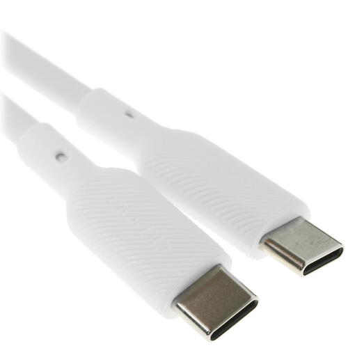 Купить Кабель круглый QUMO USB Type-C - USB Type-C белый 1 м  4850186. Характеристики, отзывы и цены в Донецке