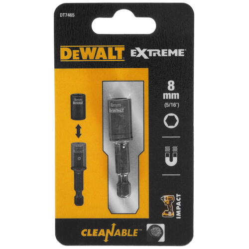 Купить Головка магнитная DeWalt 8мм очищаемая DT7465  9013974. Характеристики, отзывы и цены в Донецке