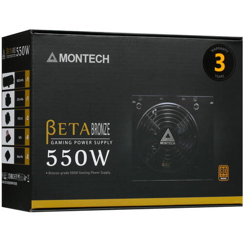 Купить Блок питания MONTECH BETA 550  4885077. Характеристики, отзывы и цены в Донецке