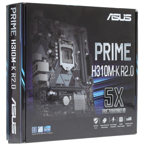 Материнская плата ASUS PRIME H310M-K R2.0 Купить Материнская плата ASUS PRIME H310M-K R2.0  1318724. Характеристики, отзывы и цены в Донецке