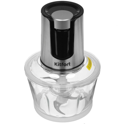 Купить Измельчитель  Kitfort КТ-3515 серебристый  9216225. Характеристики, отзывы и цены в Донецке