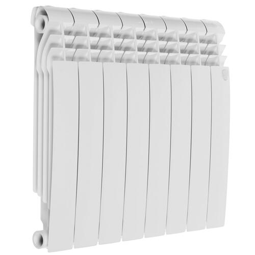 Купить Радиатор биметаллический Royal Thermo BiLiner BM 500/W/08 8 шт-секционный белый  4789587. Характеристики, отзывы и цены в Донецке