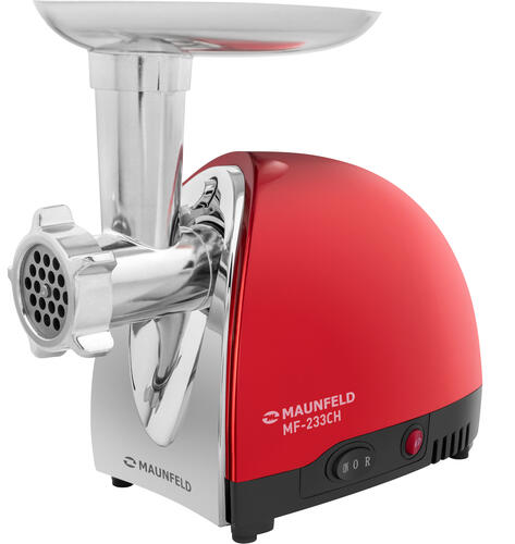 Купить Мясорубка электрическая MAUNFELD MF-233CH красный  5351672. Характеристики, отзывы и цены в Донецке