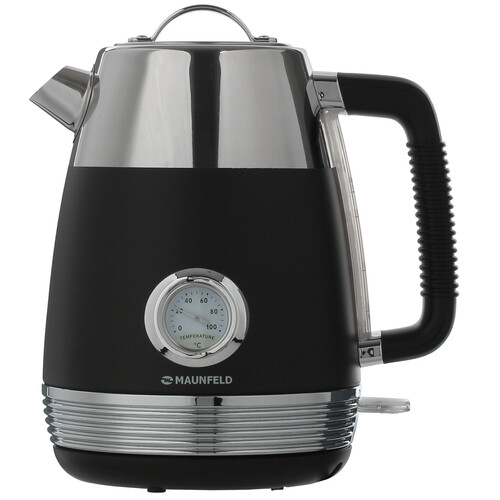 Купить Электрочайник MAUNFELD MFK-621G черный  8195677. Характеристики, отзывы и цены в Донецке