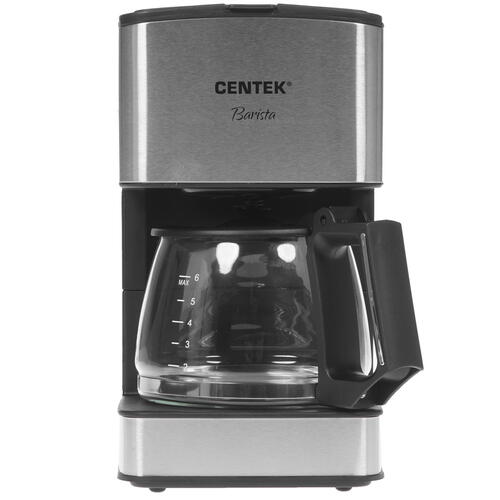 Купить Кофеварка капельная Centek CT-1144 серебристый  8123651. Характеристики, отзывы и цены в Донецке