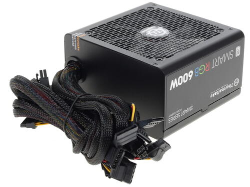Купить Блок питания Thermaltake Smart RGB 600W [PS-SPR-0600NHSAWE-1] черный  1187986. Характеристики, отзывы и цены в Донецке