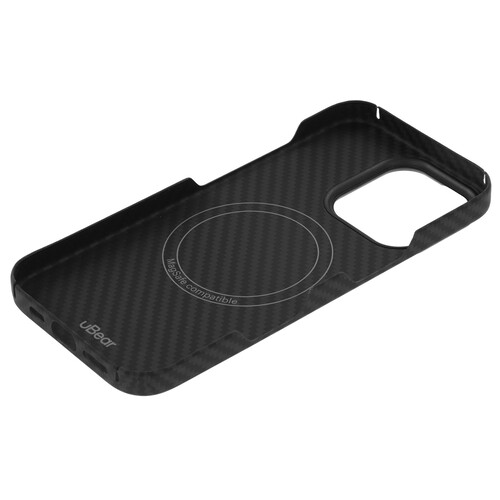 Купить Накладка  uBear Supreme Case для Apple iPhone 16 Pro черный/серый  5474385. Характеристики, отзывы и цены в Донецке