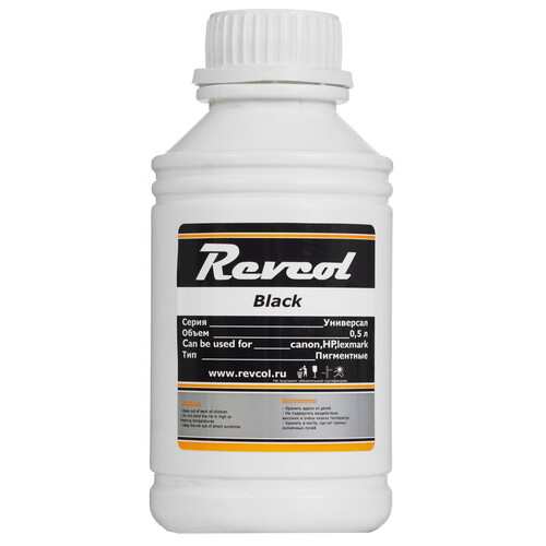 Купить Чернила пигментные Revcol R-HCL-0.5-BP черный  9156497. Характеристики, отзывы и цены в Донецке
