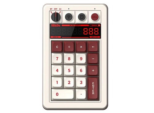 Купить Цифровой блок проводная + беспроводная 8BitDo Retro Mechanical Numpad - Fami Edition  5465254. Характеристики, отзывы и цены в Донецке