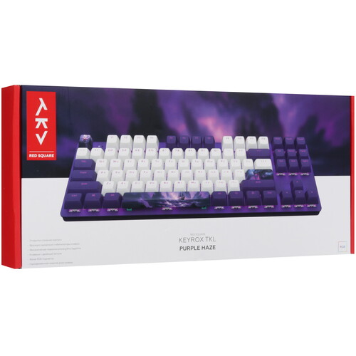 Купить Клавиатура  проводная Red Square Keyrox TKL Purple Haze  5478391. Характеристики, отзывы и цены в Донецке
