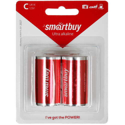 Купить Батарейка Smartbuy Ultra C / C (LR14/ER26500/R14)  5035483. Характеристики, отзывы и цены в Донецке