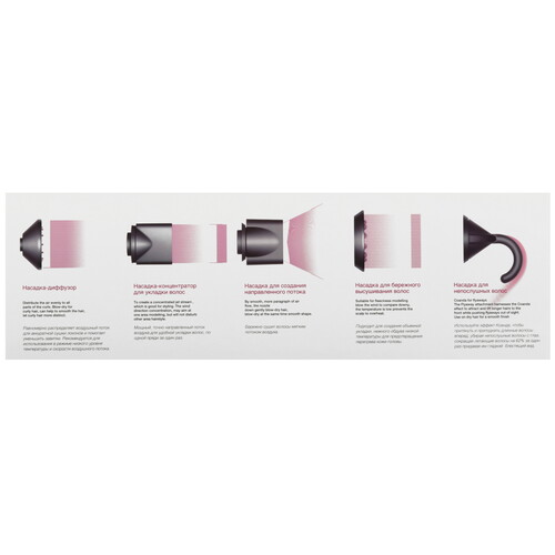 Купить Фен SenCiciMen Super hair dryer HD-08 розовый/серый  9116215. Характеристики, отзывы и цены в Донецке