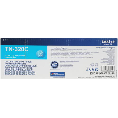 Купить Картридж лазерный Brother TN-320C голубой  7936945. Характеристики, отзывы и цены в Донецке