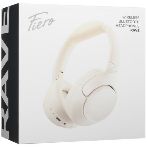 Купить Беспроводные/проводные наушники Fiero Rave белый  5421599. Характеристики, отзывы и цены в Донецке
