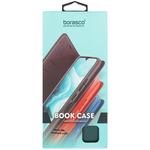 Купить Чехол-книжка  BoraSCO Book Case для HONOR X8c зеленый  5617037. Характеристики, отзывы и цены в Донецке