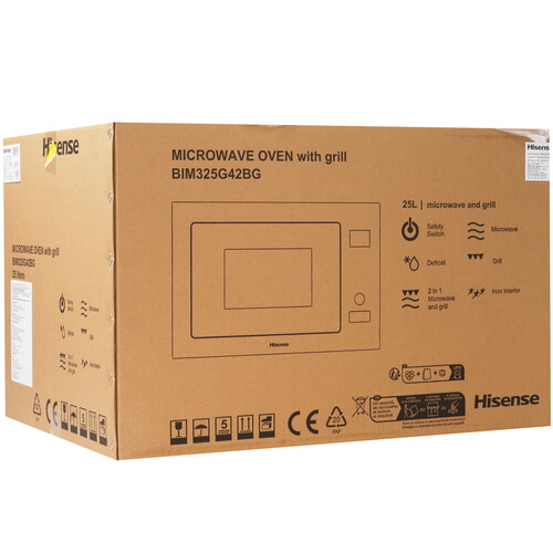 Купить Встраиваемая микроволновая печь Hisense BIM325G42BG черный  9312815. Характеристики, отзывы и цены в Донецке