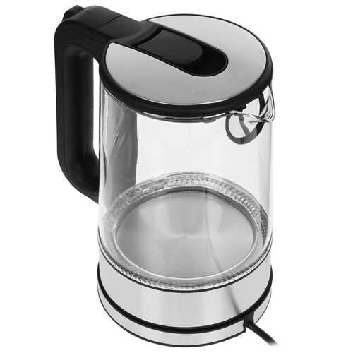 Купить Электрочайник RENOVA KT17G-10B серебристый  9182154. Характеристики, отзывы и цены в Донецке