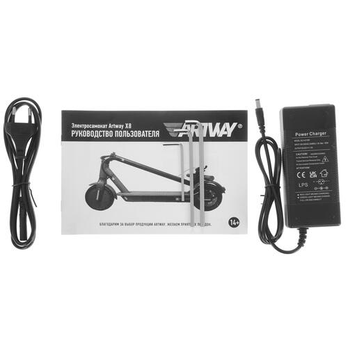 Купить Электросамокат Artway X8 черный  5055225. Характеристики, отзывы и цены в Донецке