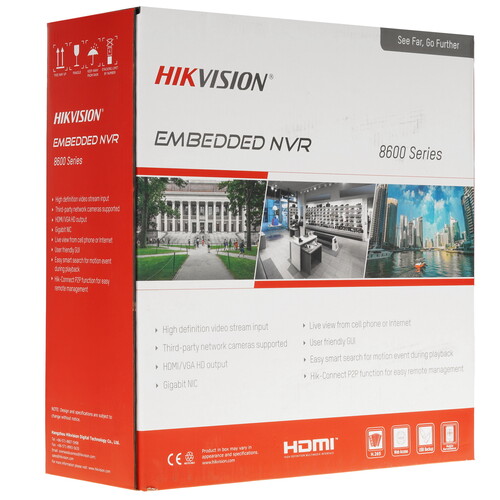 Купить Регистратор для видеонаблюдения Hikvision DS-8616NXI-K8  5446633. Характеристики, отзывы и цены в Донецке