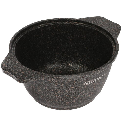 Купить Кастрюля Kukmara Granit Ultra кго12а 1 л 16 см серый  4841189. Характеристики, отзывы и цены в Донецке