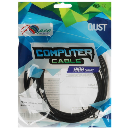 Купить Кабель питания iOpen IEC 320 C13 - CEE 7/7  5471650. Характеристики, отзывы и цены в Донецке