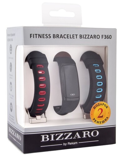 Купить Фитнес-браслет Bizzaro F360 + доп. ремешок  5465352. Характеристики, отзывы и цены в Донецке