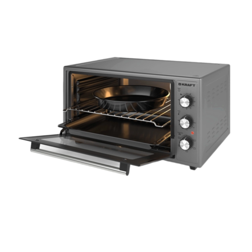 Купить Мини-печь Kraft KF-MO 4806 FG серый  9131518. Характеристики, отзывы и цены в Донецке