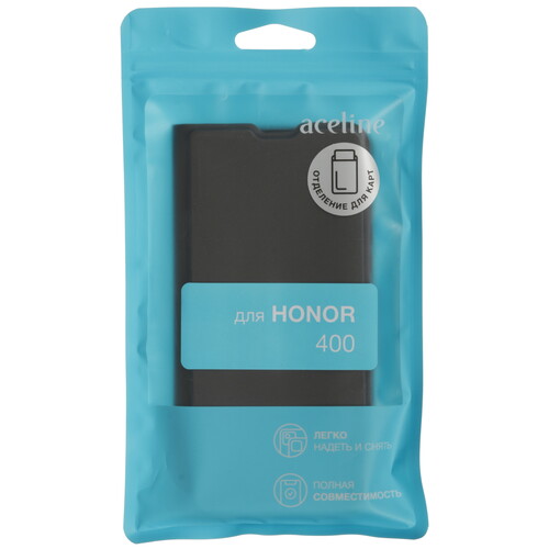 Купить Чехол-книжка  Aceline Kors для HONOR 400 черный  9197493. Характеристики, отзывы и цены в Донецке