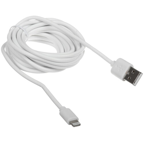 Купить Кабель круглый Aceline Lightning 8-pin - USB 2.0 Type-A белый 3 м  9086521. Характеристики, отзывы и цены в Донецке