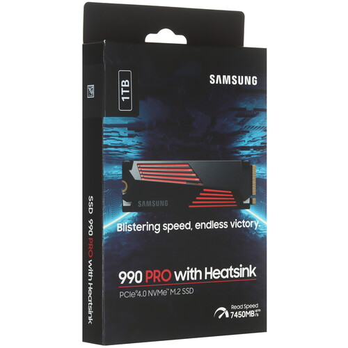 Купить 1000 ГБ M.2 NVMe накопитель Samsung 990 PRO  5435710. Характеристики, отзывы и цены в Донецке